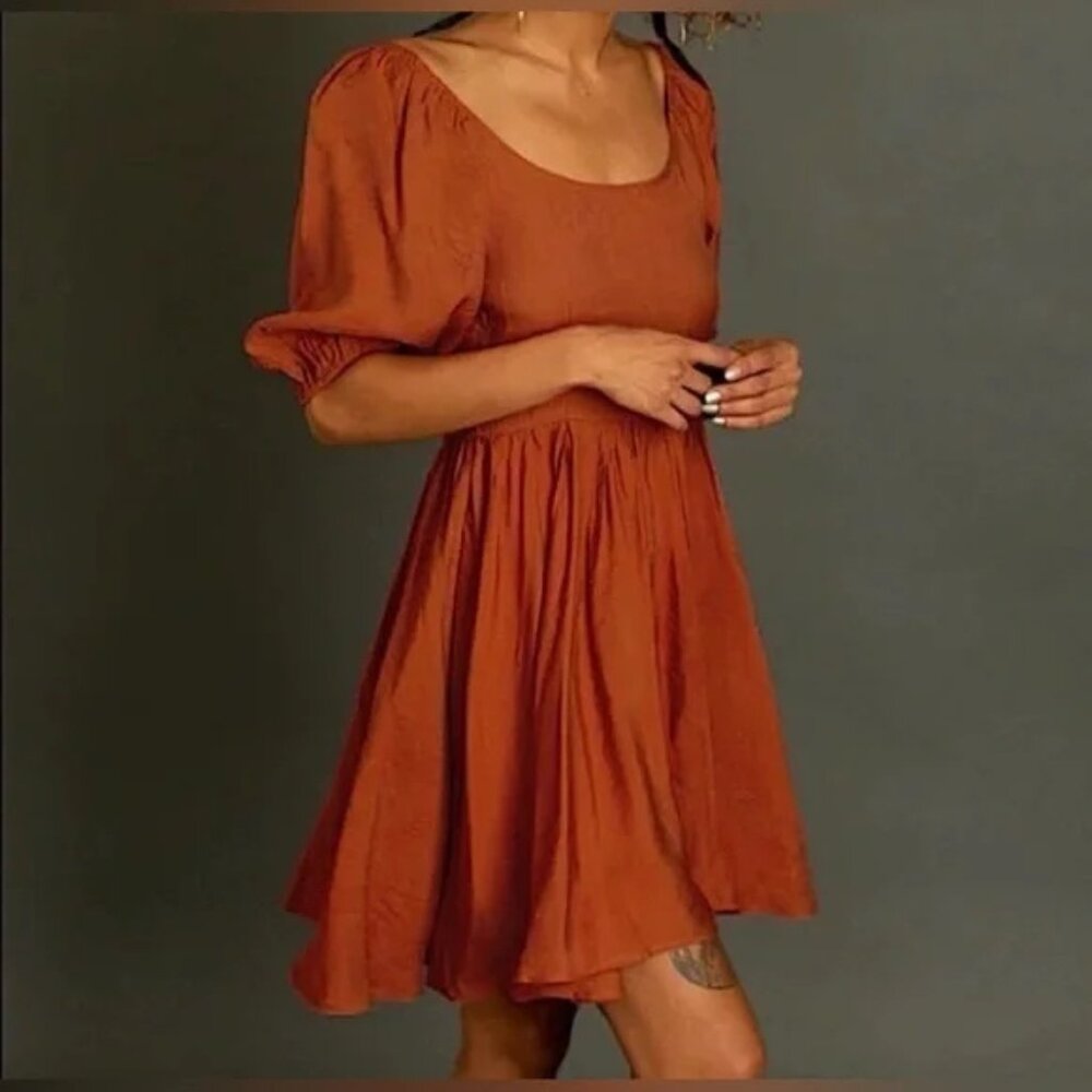 JoyFolie Mia Joy NWT Genesis mini dress in Terracotta Size XXS